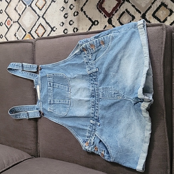Cotton On Denim Overalls Size 8 - Picture 2 of 9
